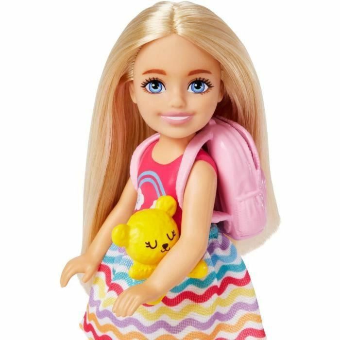 Barbie HJY17 Muñeca Chelsea "On a Journey" - Set de Viaje con Perrito, Accesorios de Aventura y Bolso de Transporte 4 Barbie HJY17 Muñeca Chelsea "On a Journey" - Set de Viaje con Perrito, Accesorios de Aventura y Bolso de Transporte 4