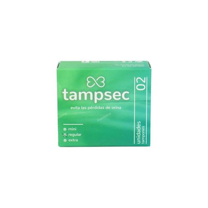 Tampsec Tampón Incontinencia Urinaria Regular Regu 2 U