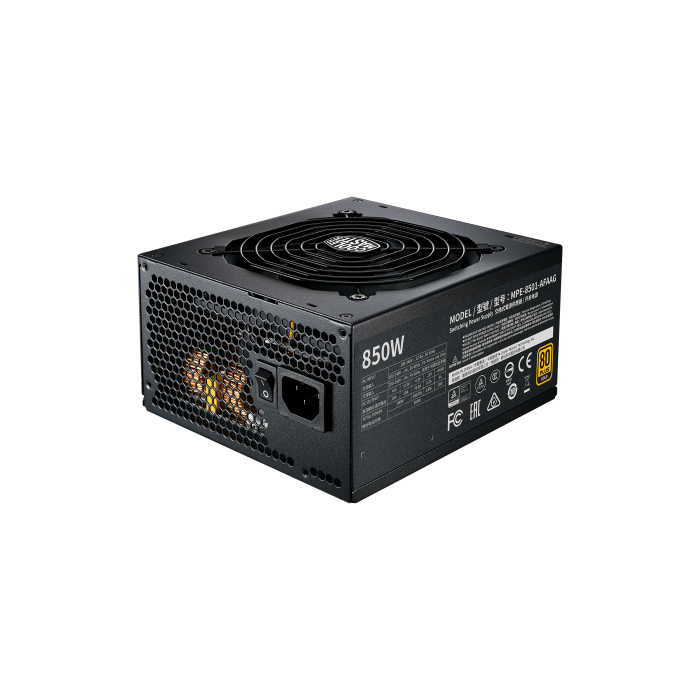 Cooler Master MPE-8501-AFAAG-NL Fuente de Alimentación 850W 80 Plus Gold Modular ATX Negro