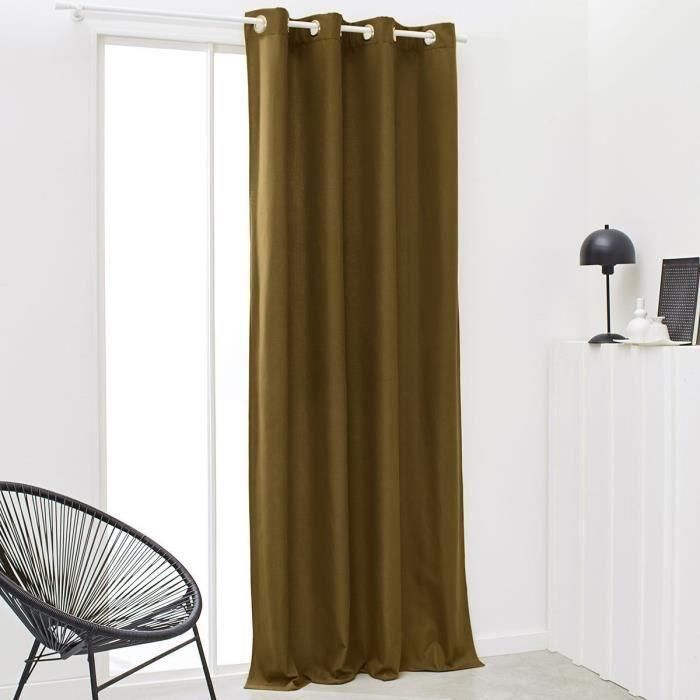 Today Cortina Aislante Térmica Essential Uni para Hogar, Eficiente Protección Frío/Calor, 140x240 cm Bronce Poliéster Today Cortina Aislante Térmica Essential Uni para Hogar, Eficiente Protección Frío/Calor, 140x240 cm Bronce Poliéster