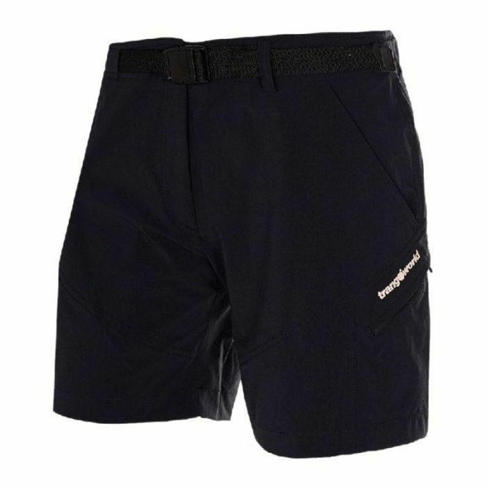 Pantalones Cortos Deportivos para Mujer Trangoworld Yittu Negro 0 Pantalones Cortos Deportivos para Mujer Trangoworld Yittu Negro 0