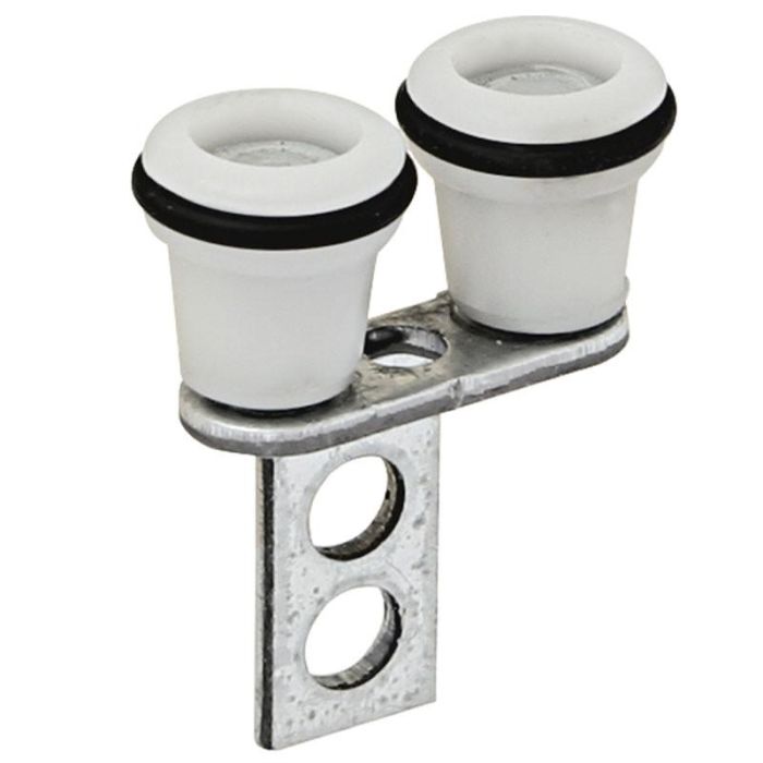 Guiador Doble Rodillo Nylon Con Goma Mepa Guiador Doble Rodillo Nylon Con Goma Mepa