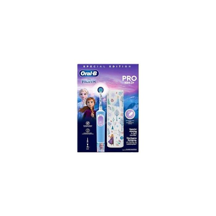 Oral-B Vitality Infantil Frozen Cepillo Eléctrico para Niños, Diseño Frozen, 1 Unidad