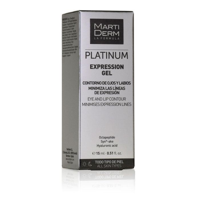 Tratamiento para el Contorno de Ojos y Labios Martiderm Platinum Expression 15 ml