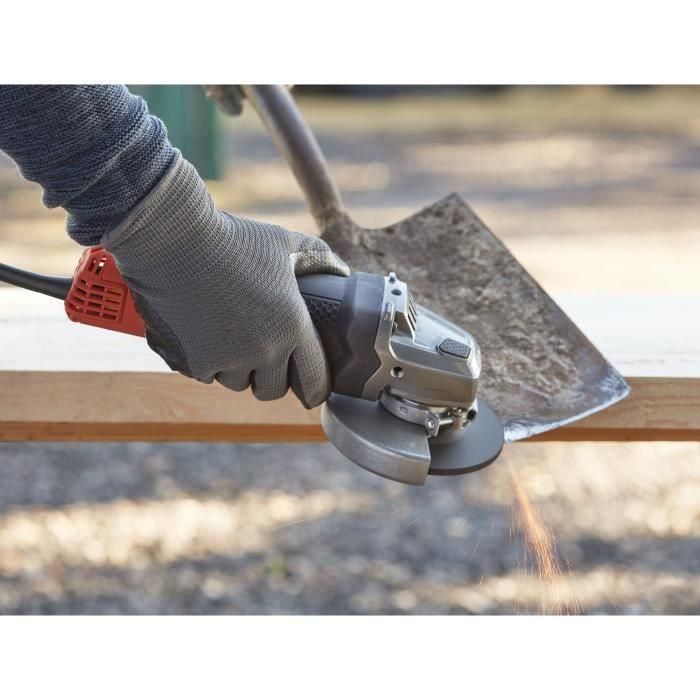 Black + Decker BEG220K-QS Amoladora 900W 125mm 12000 rpm. Potente herramienta para cortar, lijar y pulir con mango ajustable 3 posiciones. 1 Black + Decker BEG220K-QS Amoladora 900W 125mm 12000 rpm. Potente herramienta para cortar, lijar y pulir con mango ajustable 3 posiciones. 1