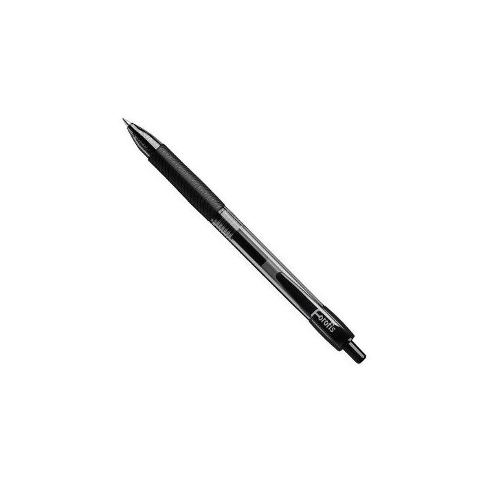Boligrafo Forofis Retractil Comfort Gp 0,7 Mm Negro 12 unidades