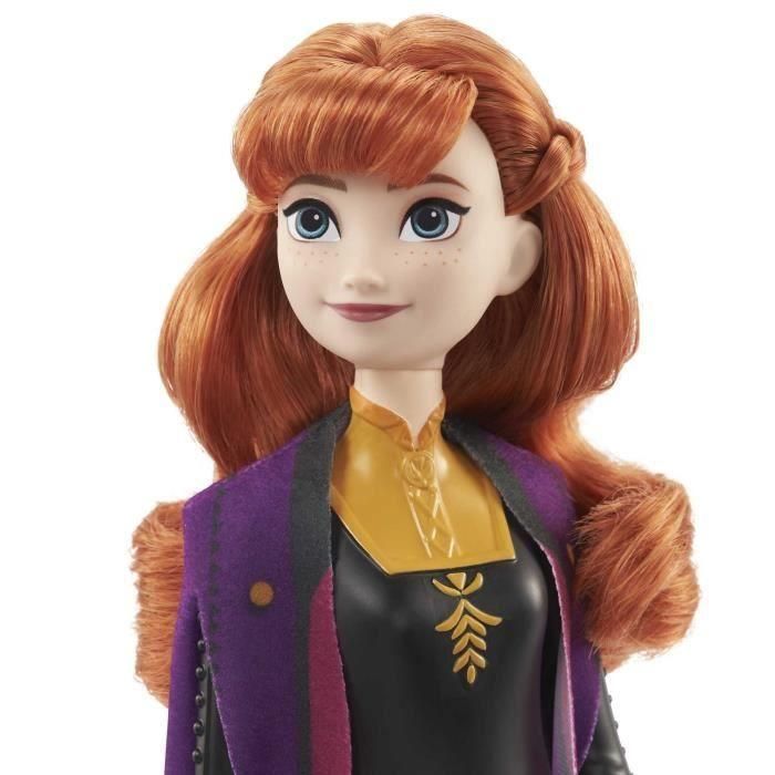 Disney Muñeca de moda articulada Anna de Frozen 2 con ropa y accesorios intercambiables, juguete para niños +3 años 4 Disney Muñeca de moda articulada Anna de Frozen 2 con ropa y accesorios intercambiables, juguete para niños +3 años 4
