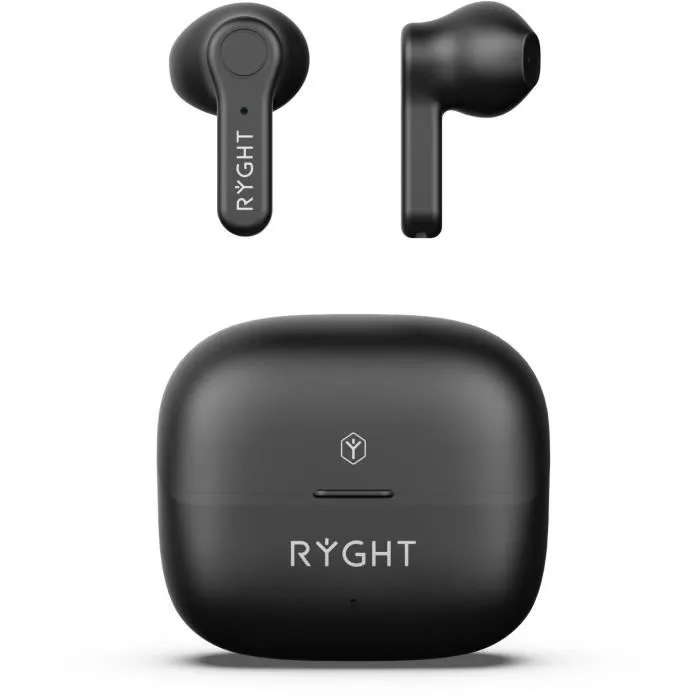 Ryght R483898 DYPLO 2 Auriculares True Wireless Bluetooth 5.0 Negro Sonido Potente Batería 3.5h + 17h 0 Ryght R483898 DYPLO 2 Auriculares True Wireless Bluetooth 5.0 Negro Sonido Potente Batería 3.5h + 17h 0