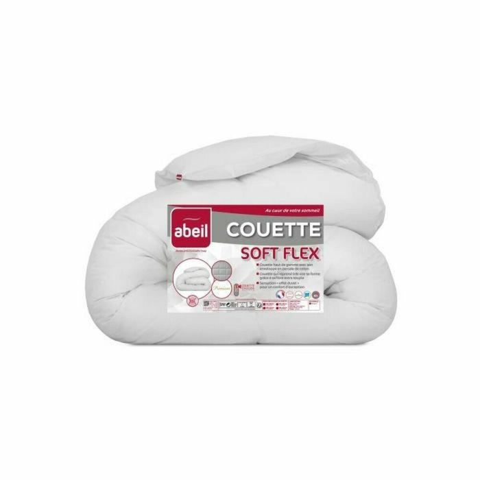 Abeil Edredón Aerelle Soft Flex Blanco 240x260 cm, Relleno Poliéster 400 gr/m², Funda Percale Algodón, Lavable a Máquina Abeil Edredón Aerelle Soft Flex Blanco 240x260 cm, Relleno Poliéster 400 gr/m², Funda Percale Algodón, Lavable a Máquina