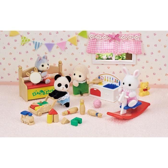 Figuras en miniatura - FAMILIAS SYLVANIAN - 5709 - La caja de juguetes de los bebés 3