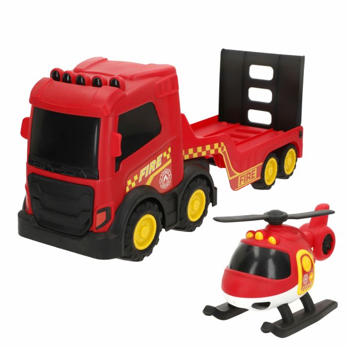 Camión de Bomberos Teamsterz 49 X 18 X 13 CM (4 Unidades) 6 Camión de Bomberos Teamsterz 49 X 18 X 13 CM (4 Unidades) 6