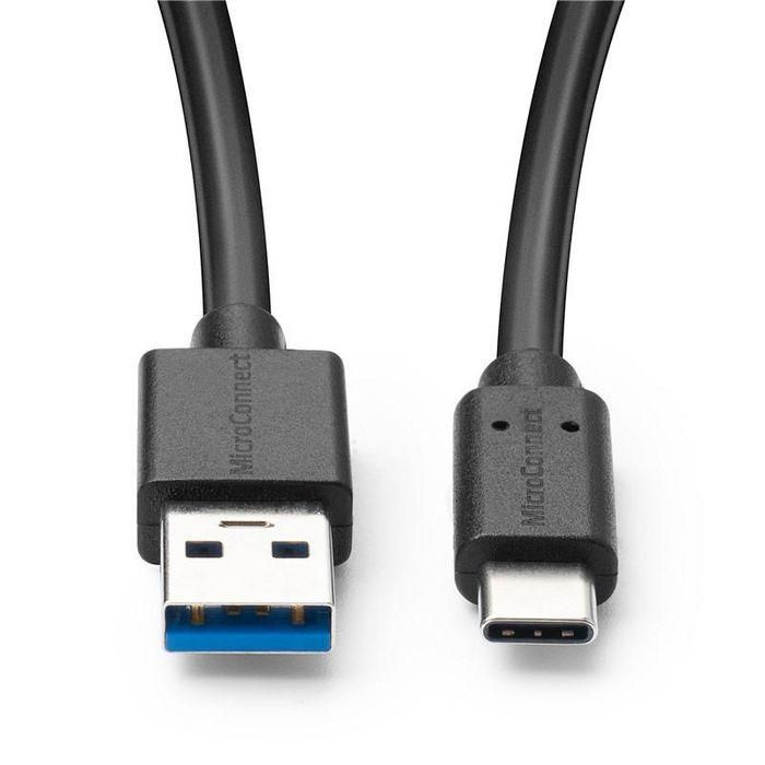MicroConnect Cable USB-C 3.2 Gen 2 a USB 3.2 Gen 2 A 0,5 m, 10 Gbit/s 1
