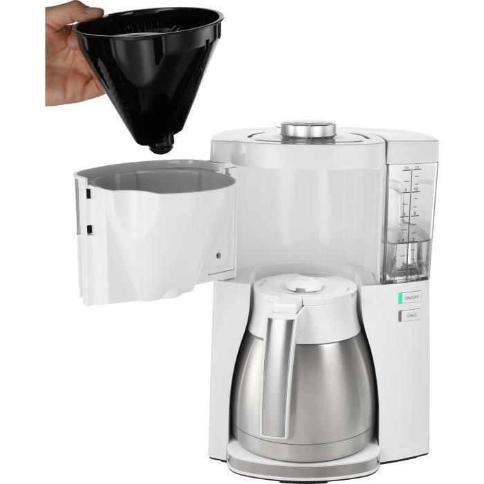 Máquina de café Melitta - Look V Termero perfección 1025-15 White/Cepilled Steel 4 Máquina de café Melitta - Look V Termero perfección 1025-15 White/Cepilled Steel 4