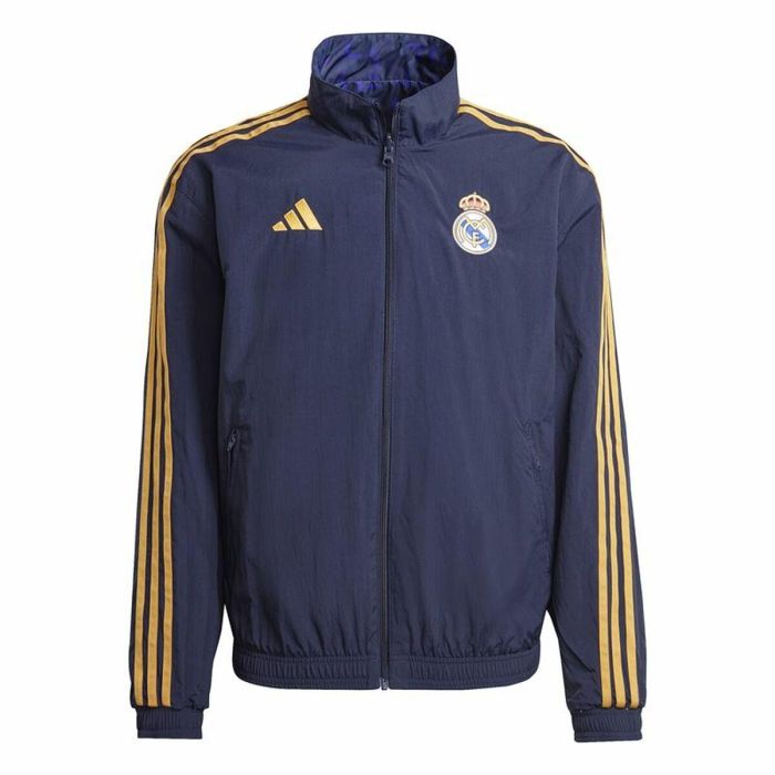 Chaqueta Deportiva para Hombre Adidas Real Madrid Azul 0 Chaqueta Deportiva para Hombre Adidas Real Madrid Azul 0