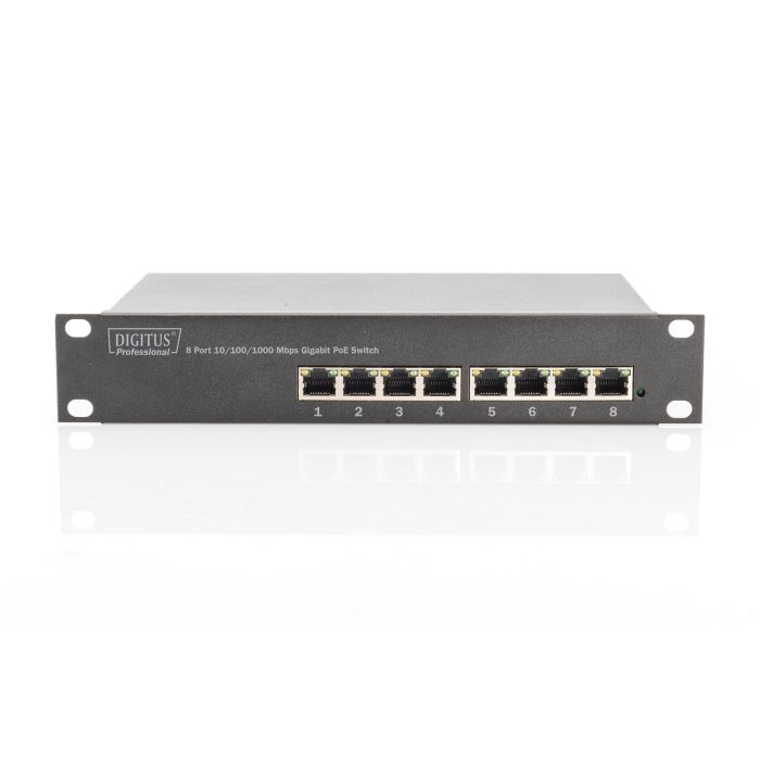 Digitus Switch 8 Puertos Gigabit 80W PoE No Gestionado Ethernet 10/100/1000 Montaje Rack Gris 1 Digitus Switch 8 Puertos Gigabit 80W PoE No Gestionado Ethernet 10/100/1000 Montaje Rack Gris 1