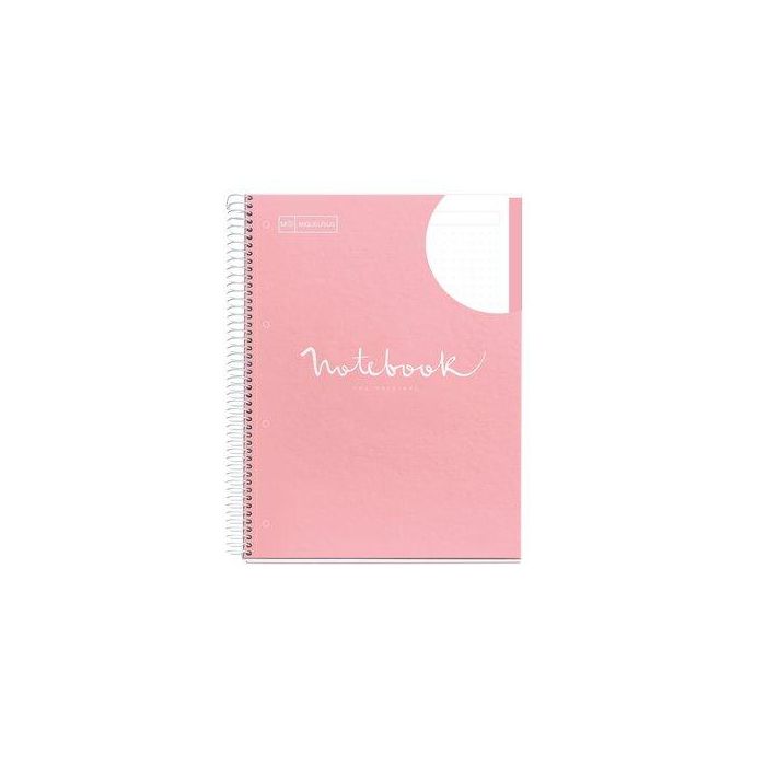 Bloc Miquelrius Emotions Notebook 1 Micro.Tapa Extra A4 80H 90G Dots Rosa 5 unidades