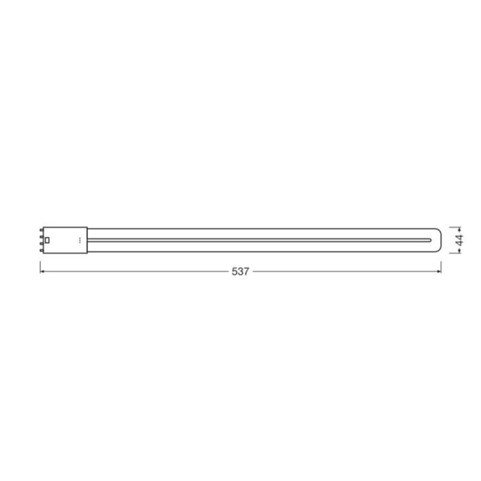 [LVE-4058075822191] Lámpara LED Ledvance/DULUX 2G11 25W 3250Lm 4000K 140º IP20 - Blanco Natural 1