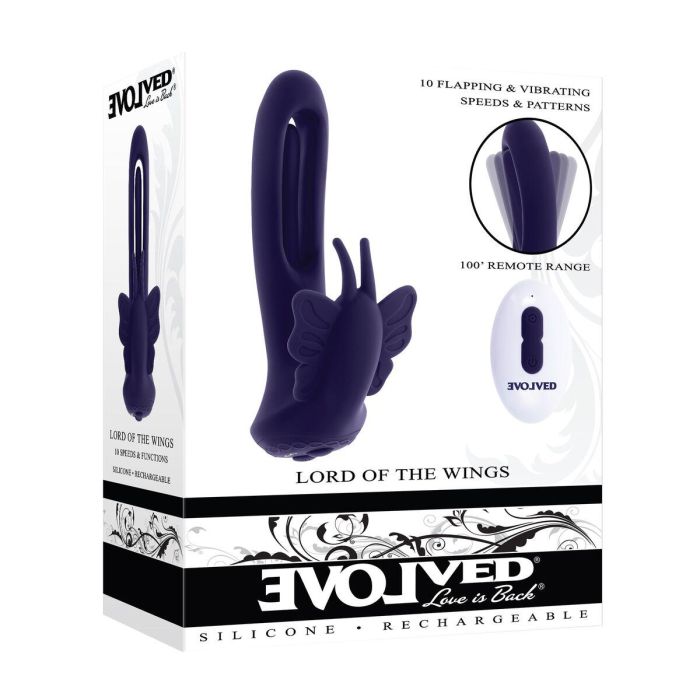 Vibrador Punto G Evolved LORD OF THE WINGS Morado 1 Vibrador Punto G Evolved LORD OF THE WINGS Morado 1