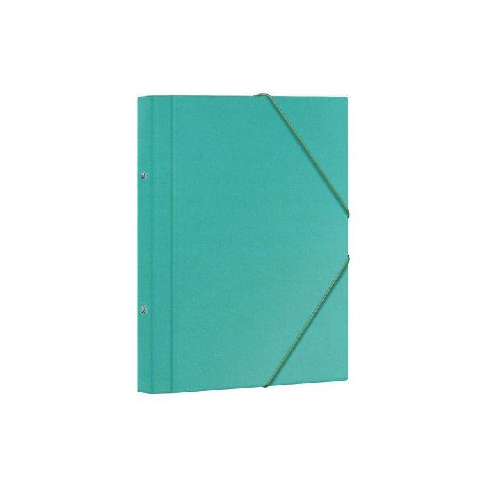 Carpeta Clasificadora Dohe Carton Plastif. Fº 12 Dptos.Gomas Y Solapa Verde Claro