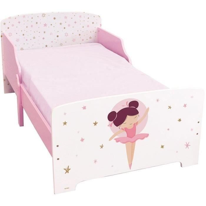 Fun House AUC3700057134785 Cama con caja de listones Spring Ballerina Dancer 140 x 70 cm
