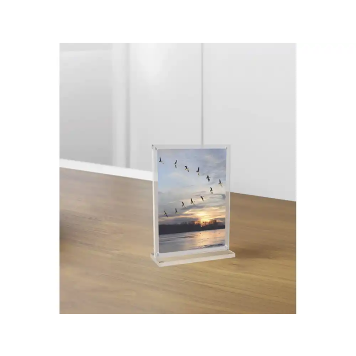 Maul Expositor Sobremesa Acrílico DIN A6 118x47x170 mm 3