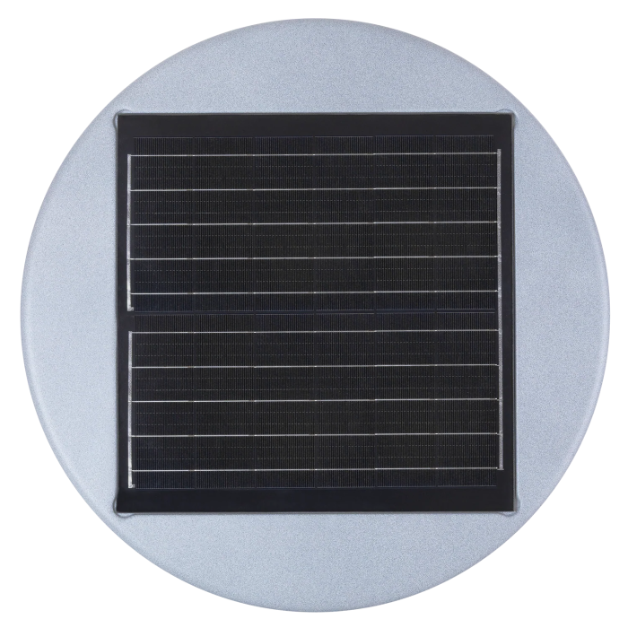 Farola LED Solar Circular 45W con Detector de Proximidad para Jardines Blanco Frío IP65 Crepuscular 2