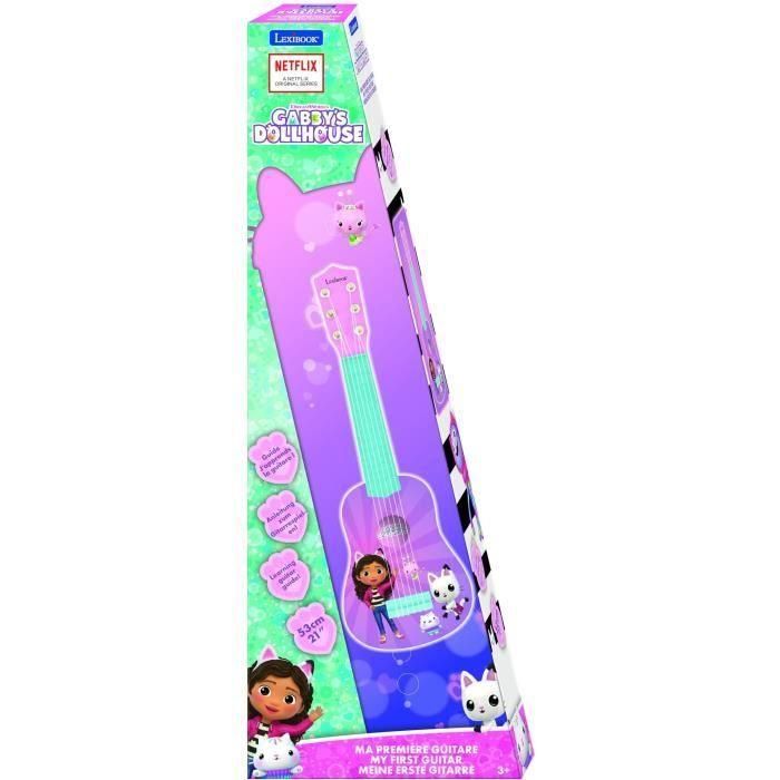Lexibook - Mi Primera Guitarra Gabby y la Casa Mágica - 53cm - Guía de aprendizaje incluida 4 Lexibook - Mi Primera Guitarra Gabby y la Casa Mágica - 53cm - Guía de aprendizaje incluida 4
