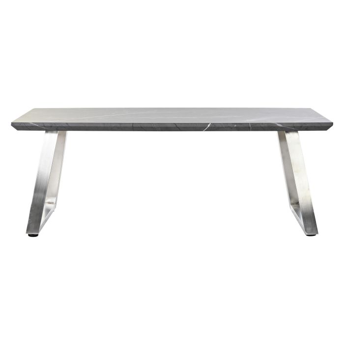 DKD Home Decor Mesa Centro Moderna para Salón Negra, de 120 cm de Ancho x 60 cm de Fondo x 44 cm de Alto, fabricada en MDF y Acero 5 DKD Home Decor Mesa Centro Moderna para Salón Negra, de 120 cm de Ancho x 60 cm de Fondo x 44 cm de Alto, fabricada en MDF y Acero 5