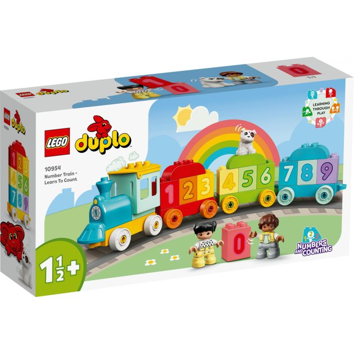 LEGO DUPLO 10954 Tren de los Números Aprende a Contar - Juguete Educativo para Bebés +18 Meses con 10 Bloques Numéricos y Figuras 5 LEGO DUPLO 10954 Tren de los Números Aprende a Contar - Juguete Educativo para Bebés +18 Meses con 10 Bloques Numéricos y Figuras 5