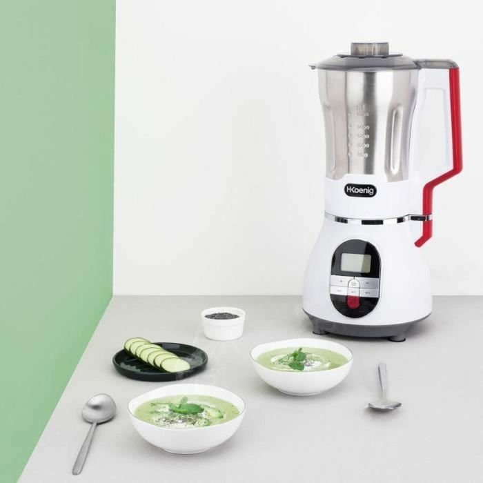 H.Koenig MXC36 HKO3760124954852 Batidora con Calefacción 900W 1,4L Acero Inoxidable 3 Velocidades + Pulse 1