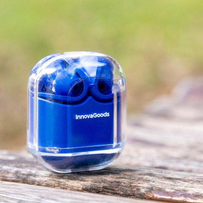 Auriculares Inalámbricos con Estuche de Carga Blue InnovaGoods 8