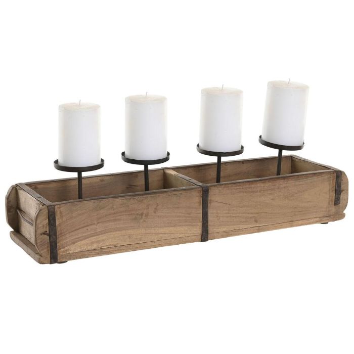 Portavela Item Home DKD Home Decor Natural 15 x 14 x 60 cm 1 Portavela Item Home DKD Home Decor Natural 15 x 14 x 60 cm 1