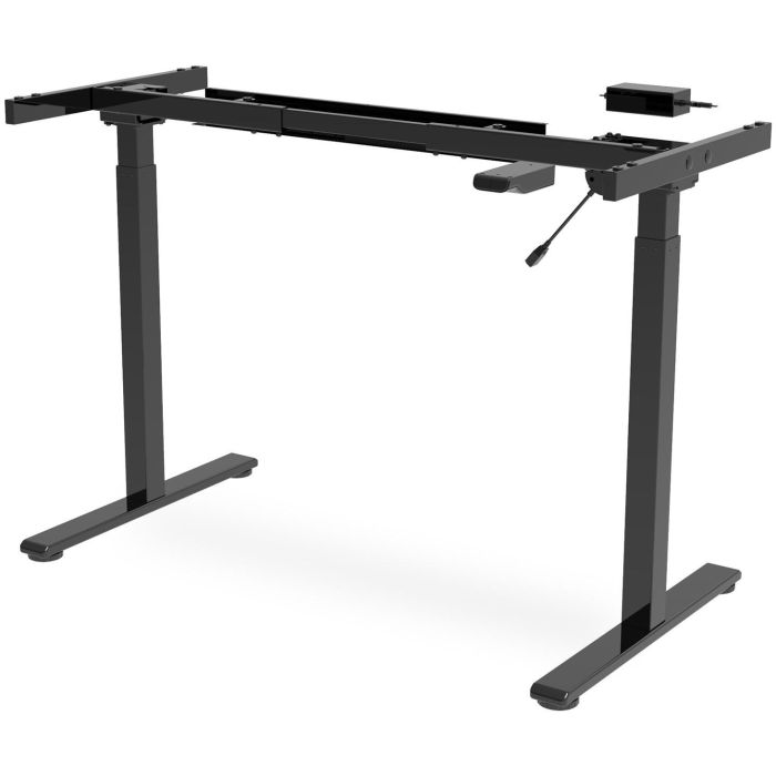 Digitus Bastidor de Mesa Eléctrico de Altura Regulable, Motor Individual, 2 Niveles, Negro, 70 kg