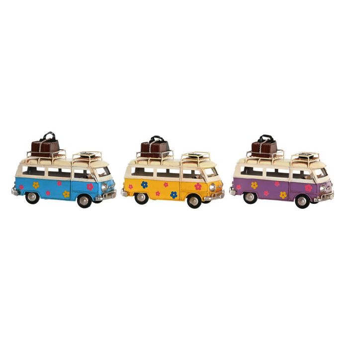 Vehiculo Decoracion Vintage DKD Home Decor Azul Amarillo 7.5 x 11.5 x 17 cm (3 Unidades) Vehiculo Decoracion Vintage DKD Home Decor Azul Amarillo 7.5 x 11.5 x 17 cm (3 Unidades)