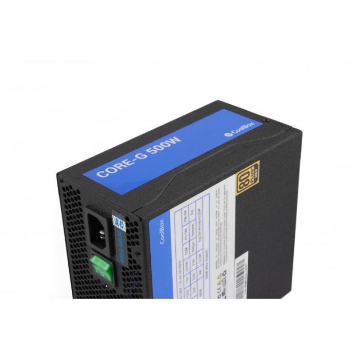 Fuente de Alimentación CoolBox COO-FA500-AGLD ATX 500 W 80 Plus Gold 2 Fuente de Alimentación CoolBox COO-FA500-AGLD ATX 500 W 80 Plus Gold 2