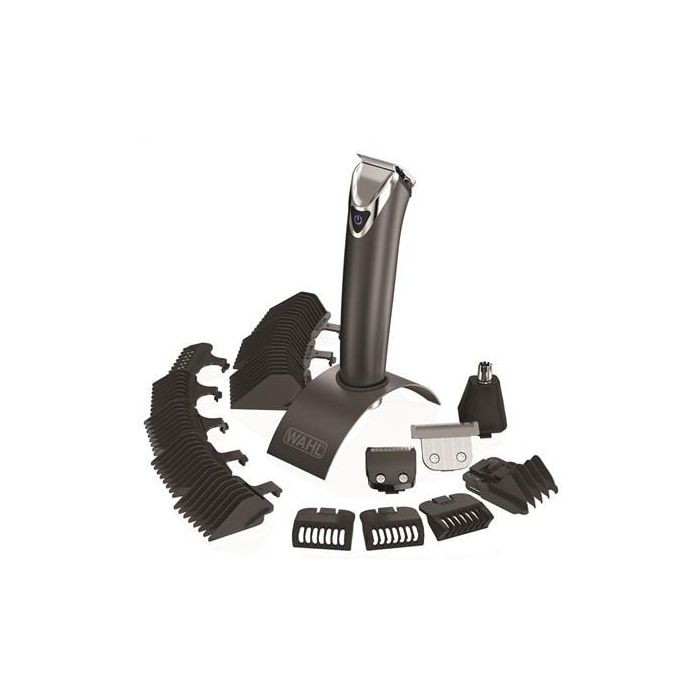Wahl 9864-016 Afeitadora Corporal Advanced con y sin Cable, Acero Inoxidable, Batería de Litio, Carga Rápida 1