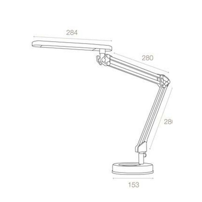 Flexo/Lámpara de escritorio Archivo 2000 Led4Stars Plateado Aluminio ABS 394 Lm 2