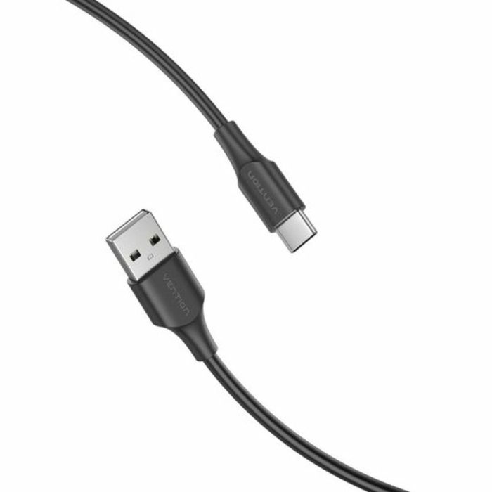 Cable USB Vention Negro 3 m 2