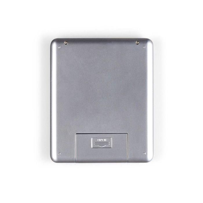 Livoo DOM474 Báscula Electrónica de Precisión con Bandeja de Acero Inoxidable, Máx. 500g, 6 Unidades, Pantalla LCD 1