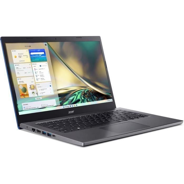 PC portátil Acer Aspire 5 A514-55-37P5 - 14 FHD IPS - Intel Core i3-1215U - 16GB RAM - 512GB SSD - Windows 11 - AZERTY 2