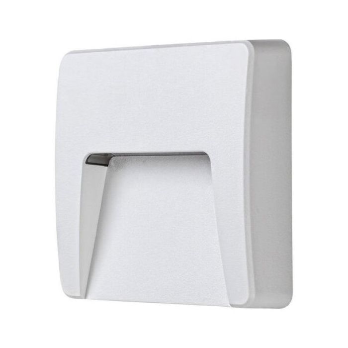 RABALUX RAB-8893 Aplique Exterior Trento LED 3W 100Lm IP65 Blanco Cuadrado 120x120mm 4000K Luz Blanca Natural 1