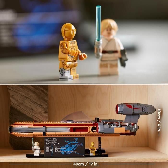 LEGO Star Wars 75341 Deslizador terrestre de Luke Skywalker, modelo de nave espacial, adultos 2 LEGO Star Wars 75341 Deslizador terrestre de Luke Skywalker, modelo de nave espacial, adultos 2
