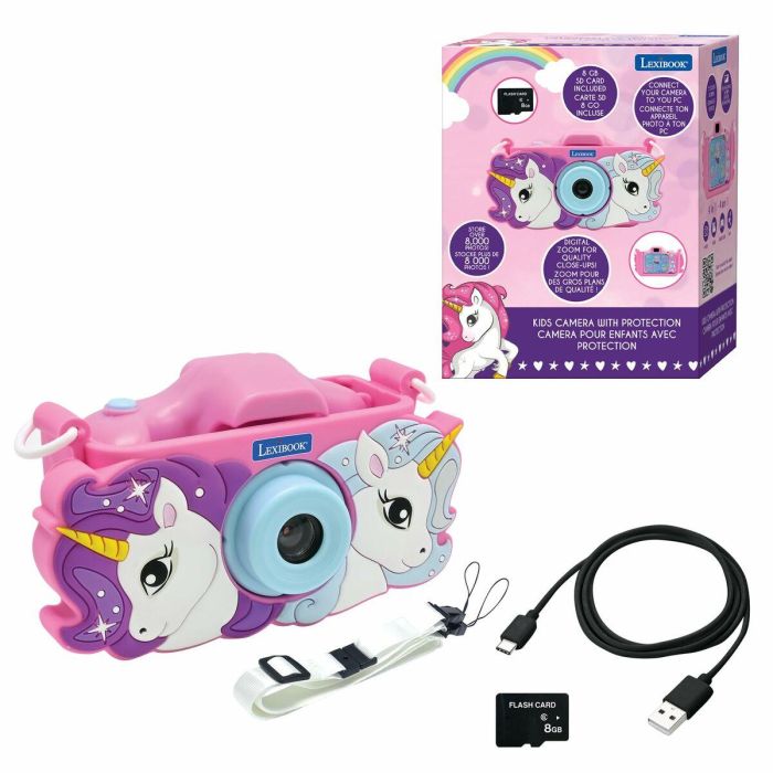 Lexibook AAALY18838 Cámara para niños con protección de unicornio 7 Lexibook AAALY18838 Cámara para niños con protección de unicornio 7