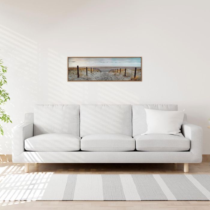 Lienzo 30 X 90 Camino De Playa 2 Versa (2 Unidades) 1 Lienzo 30 X 90 Camino De Playa 2 Versa (2 Unidades) 1