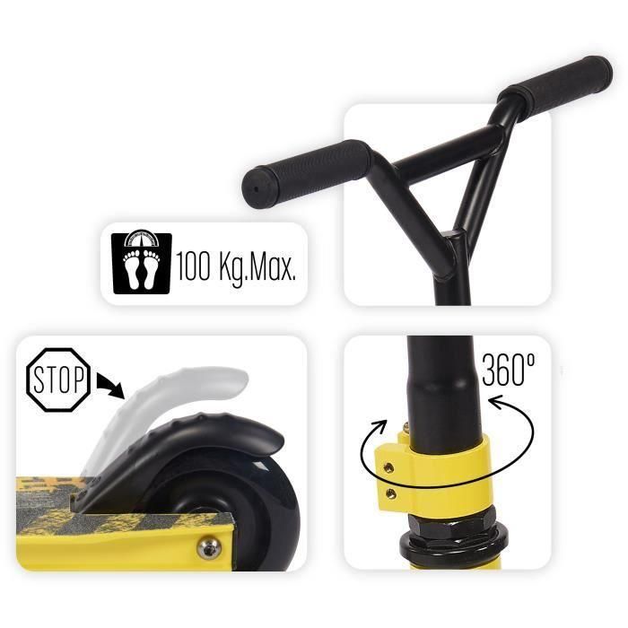 SELLO Scooter de estilo libre amarillo 2 SELLO Scooter de estilo libre amarillo 2