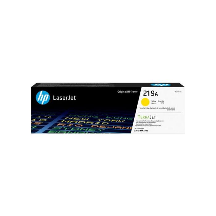 HP 219A Yellow Original LaserJet Toner Cartridge