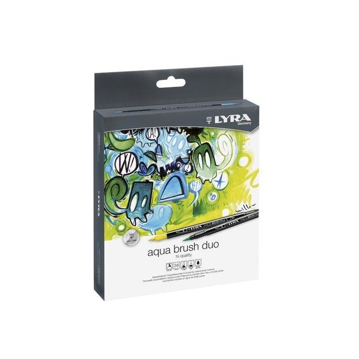 Rotulador Lyra Aqua Brush Duo Est. 36 (Rotulador+Pincel)