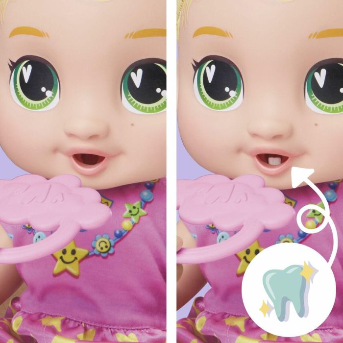Hasbro Muñeca interactiva Baby Alive Baby Grows LaLa GooGoo HASG14445X0, más de 75 sonidos y frases, para niños de 3 años en adelante 8