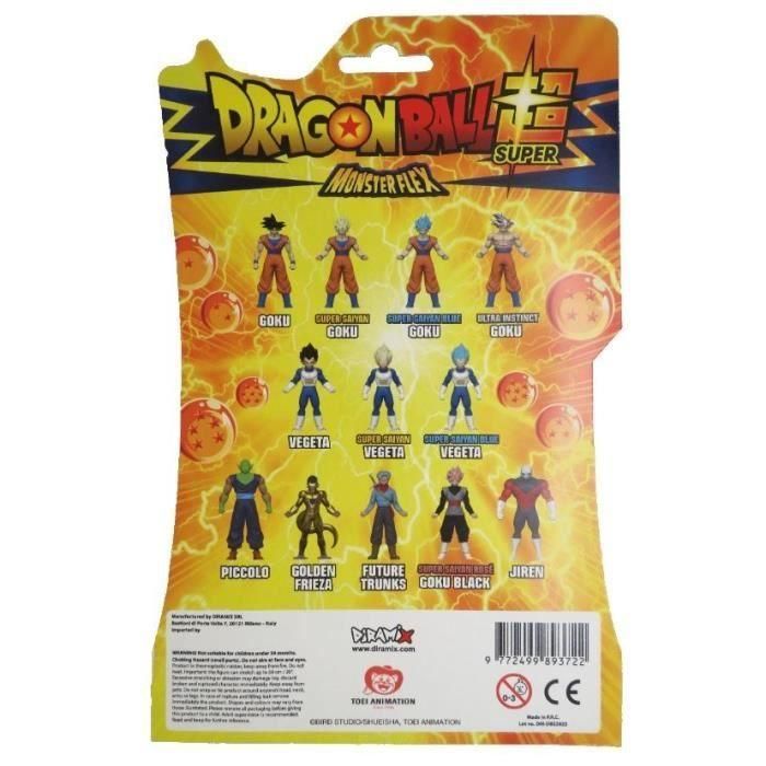 Figura elástica DRAGON BALL - MONSTER FLEX - Modelo aleatorio 1