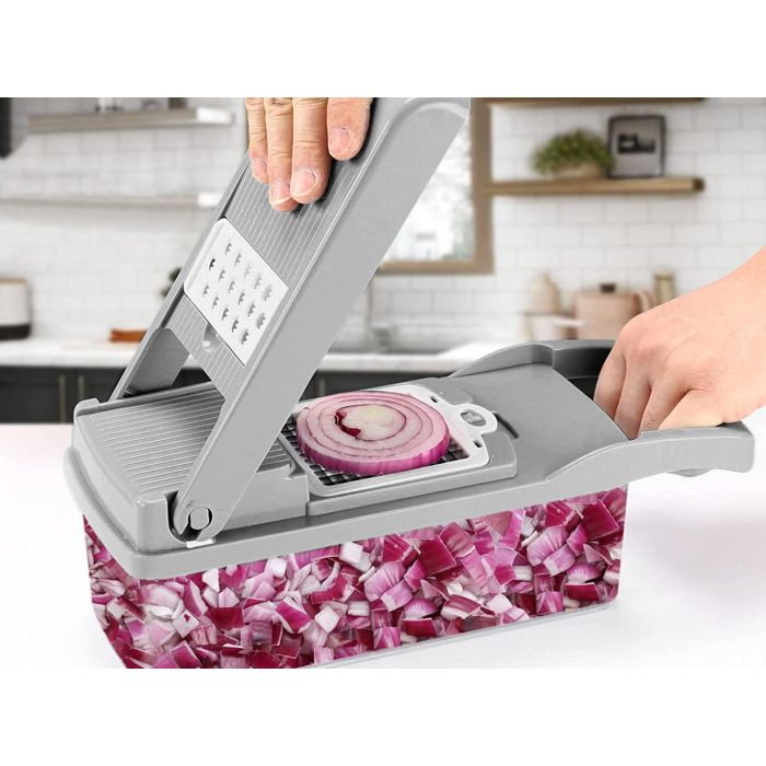Quttin Cortador-Rallador Multifuncional con Depósito, 32x11.5x11.5 cm (6 Unidades) 2